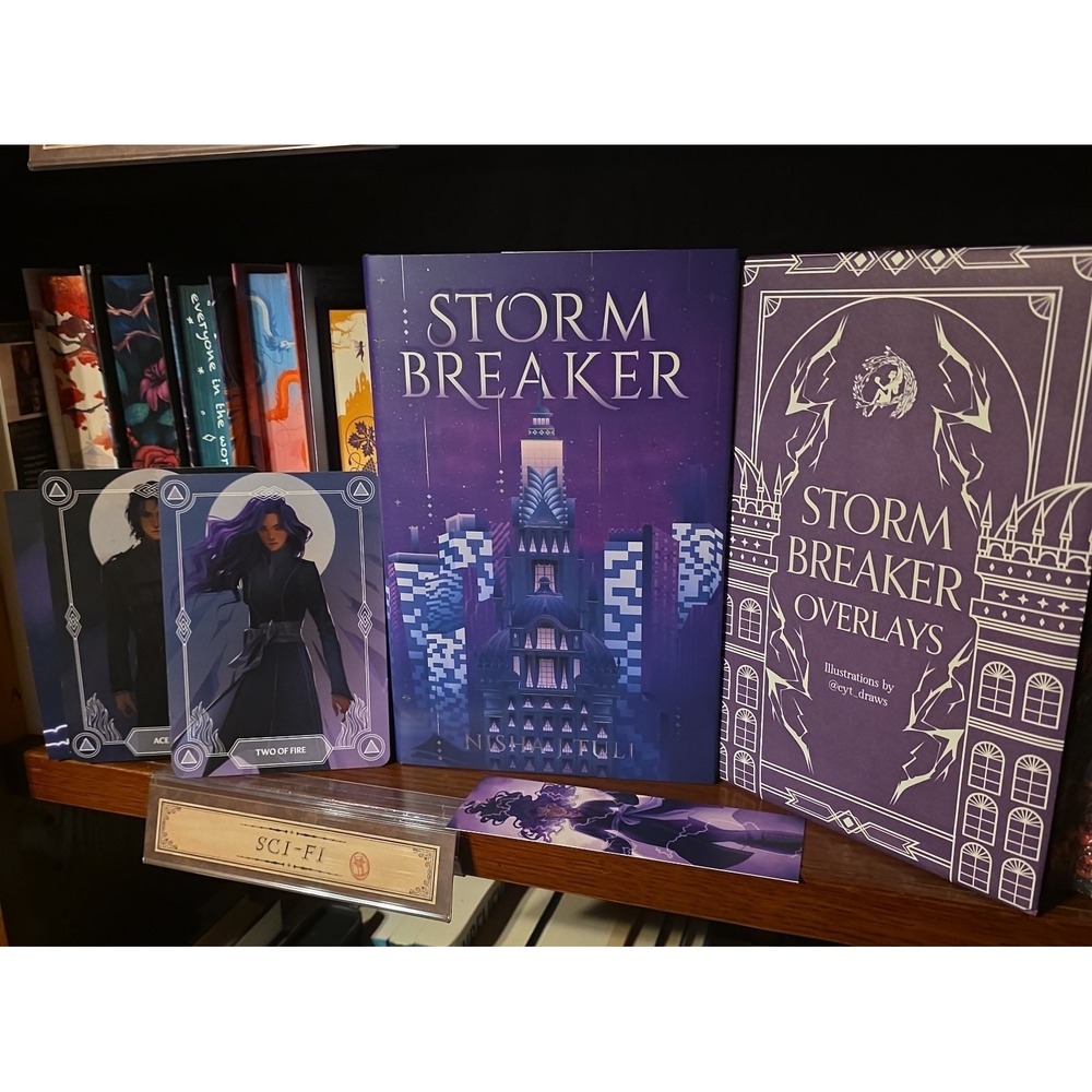 Fairyloot "Storm Breaker" bundle by Nisha J Tuli Overlays Tarot Bookmark